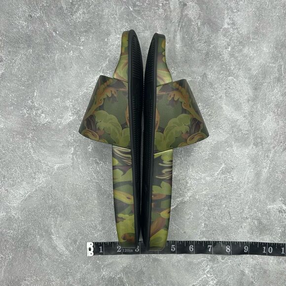 NWT Versace Slide 'Baroccoflage Print Slides Men’s Camouflage size 40 - Picture 13 of 15